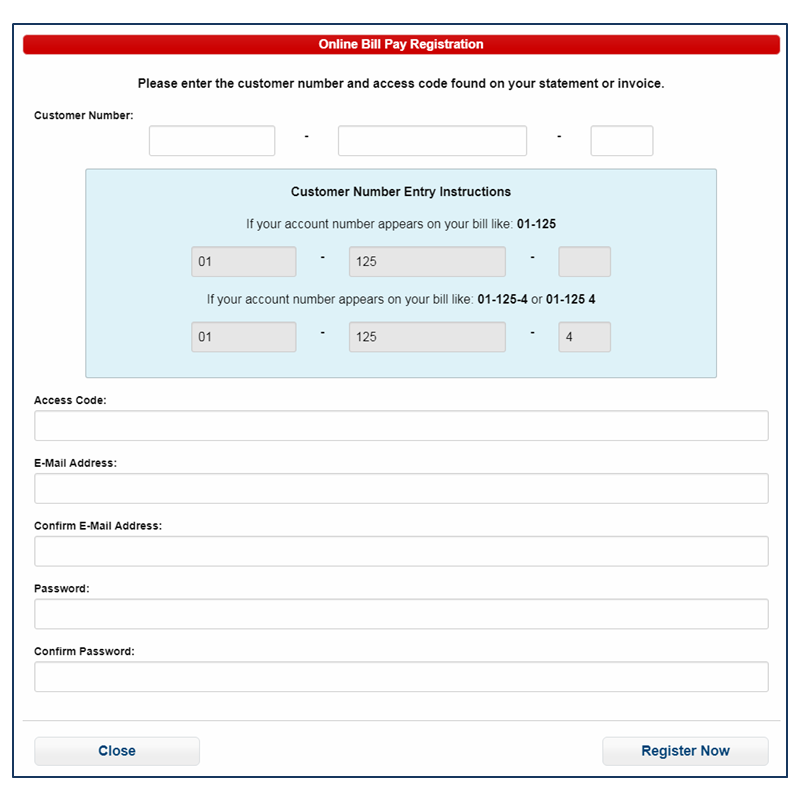 Registration Step 2